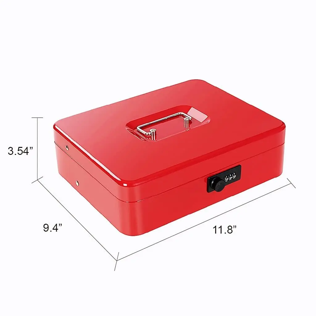 Large Combination Cash Box