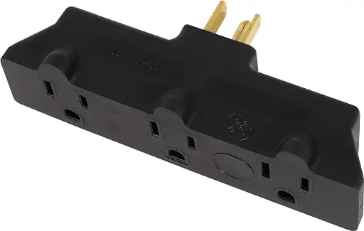 [253466] Adaptor 3 plug grounded