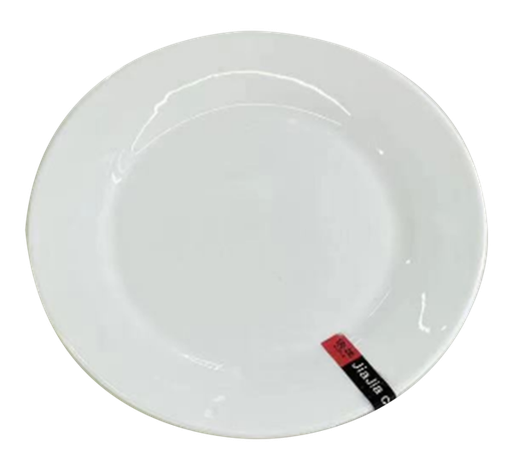 [253666] Ceramic plate 7" white