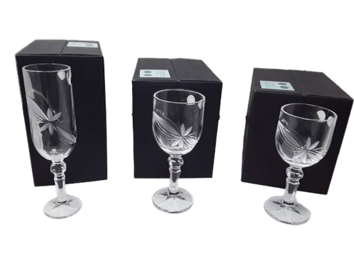 [120005] Glass Champagne 18pc set