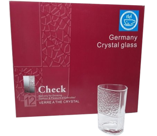 [120011] 12pc Glass Tea cup 5oz