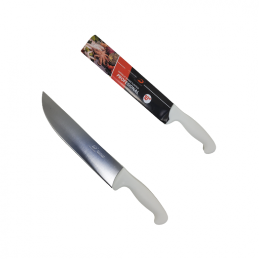 [7175] Knife White handle 10"