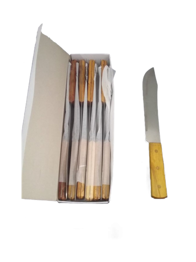 [171312] Knife wooden handle 7"