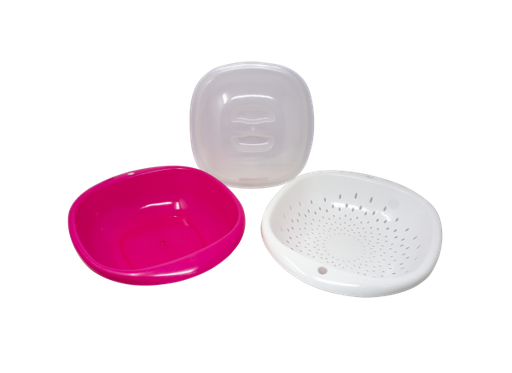 [5033] Plastic Basket Fruit 3pc