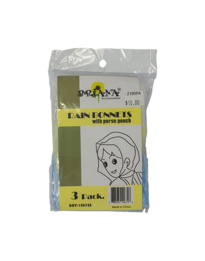 [210506] Rain Bonnets 3pc