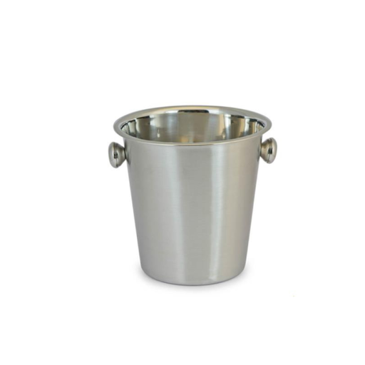 [115186] Stainless Steel Champagne Bucket With Knob 22cm