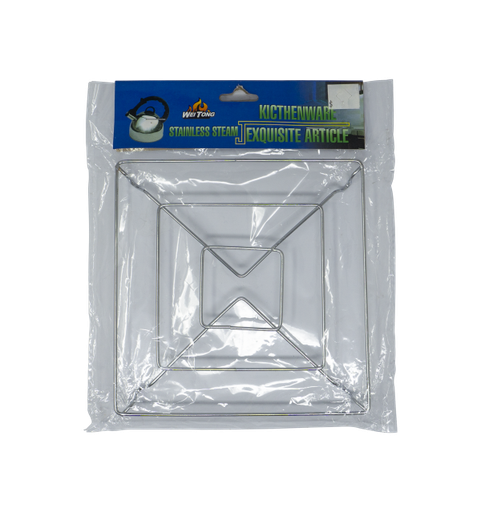 [7138] Stainless Steel Stand Square 16cm