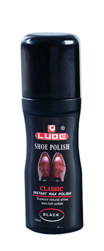 [243818] Black Shoe Polish Liquid 75ml 
