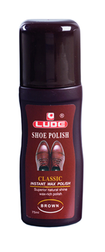 [253819] Brown Shoe Polish Liquid 75ml 