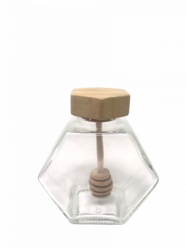 [7337] Glass Honey Jar 220ml