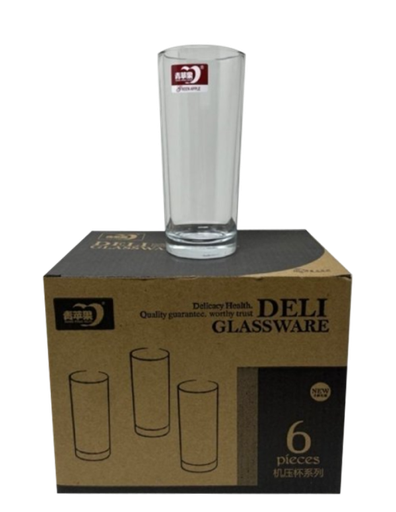 [253138] Glass Tumbler 235ml 6pc