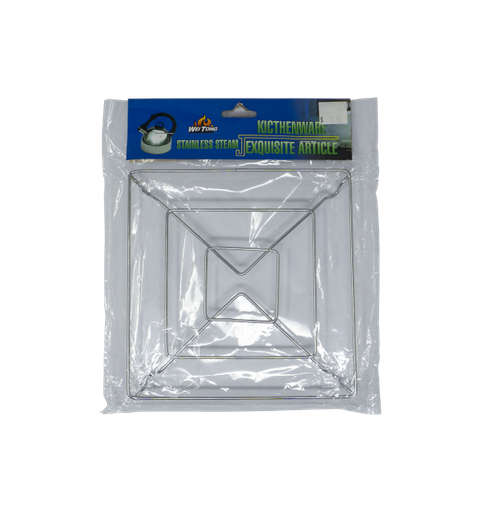 [7137] Stainless Steel Stand Square 14cm