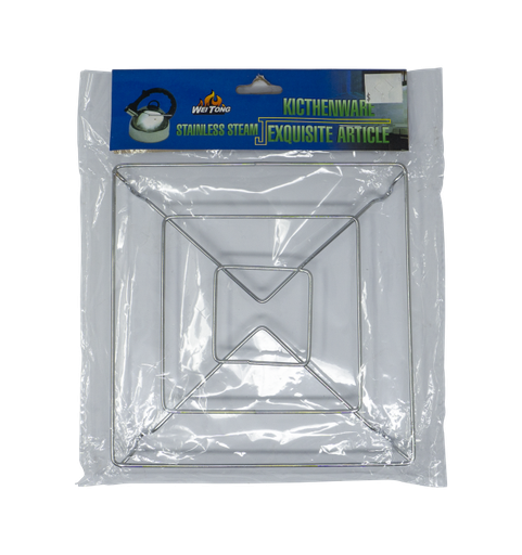 [7139] Stainless Steel Stand Square 18cm