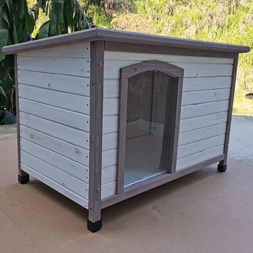 [20019900] WOODEN PET HOUSE 41X26X28 INCH