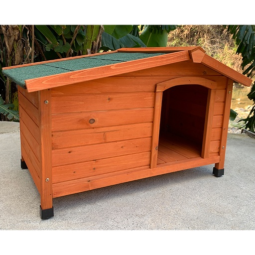 [20019903] WOODEN PET HOUSE 37.4X25.2X22.2 INCH