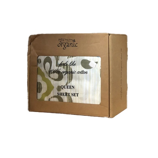 BED SHEET SET ORGANIC QUEEN