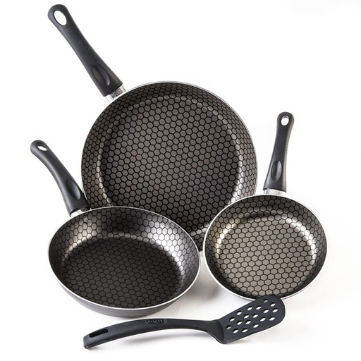 [313141] CINSA 3PC ALUMINUM NONSTICK FRY PAN SET