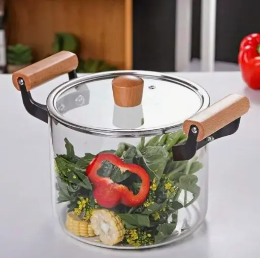 [HO1-04] 5L Borosilicate Glass Pot