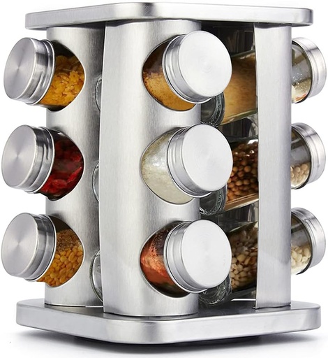 [253385] 12pc Rotating Spice Rack