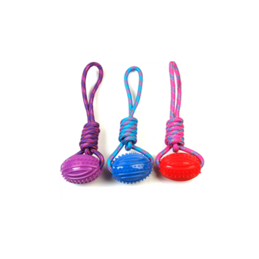 [254017] Pet Toy Ball Tug o War 38cm