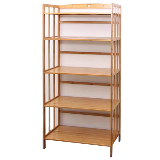 [254101] 5 Layer Bamboo Bookshelf