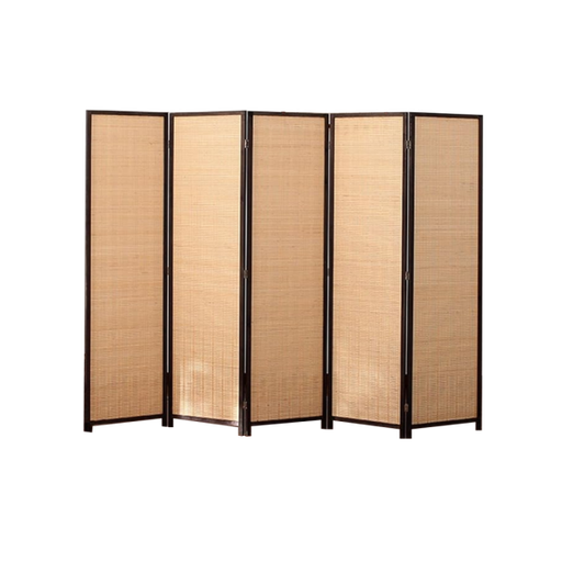 [254129] Bamboo Woven Room Divider Tan