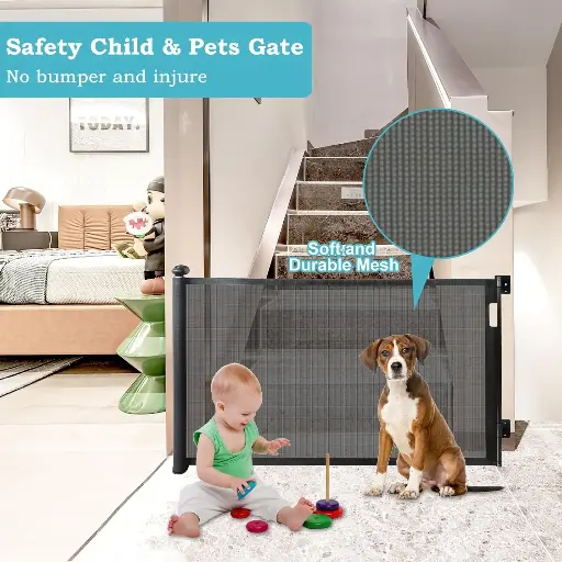 Retractable Pet or Baby Gate