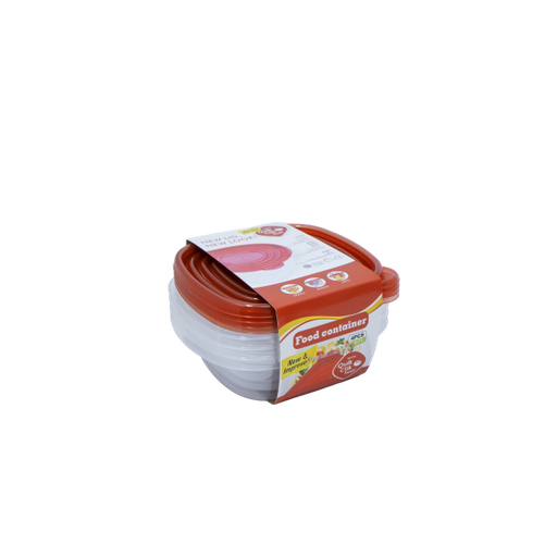 [500081] FOOD CONTAINER 0.67L 4PCS SET