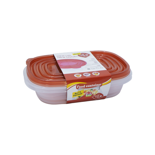 [500084] FOOD CONTAINER 0.95L 2PCS,