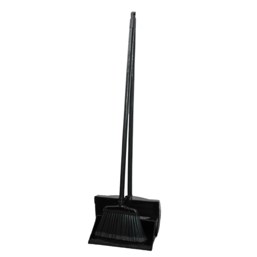 [265022] PLASTIC INDUSTRIAL DUSTPAN + BROOM