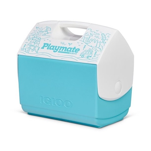 [32153] IGLOO 16QT PLAYMATE ELITE AQUA CHEST COOLER