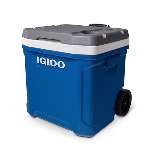 [34664] IGLOO 60QT LATITUDE BLUE GREY ROLLER COOLER