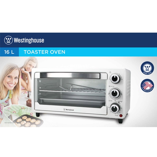 [WKTOKRE14N15WH] WESTINGHOUSE 16L TOASTER OVEN WHITE