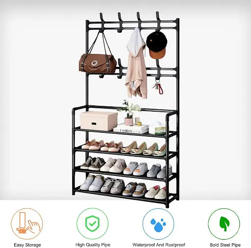 [L3] 2 in 1 Coat & Shoe Rack