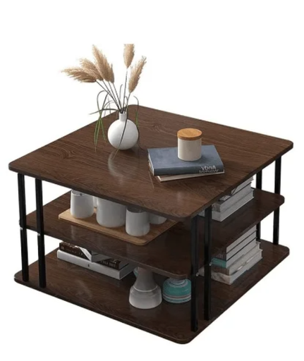 [254235] COFFEE TABLE 3 TEIR BROWN