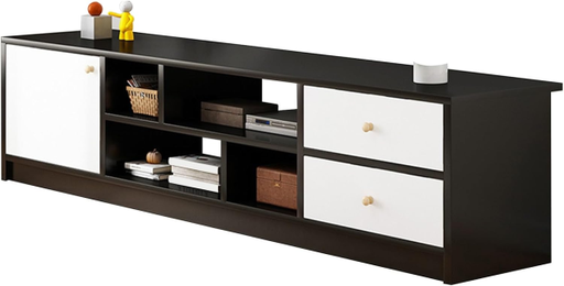 [254294] TV STAND BLACK & WHITE
