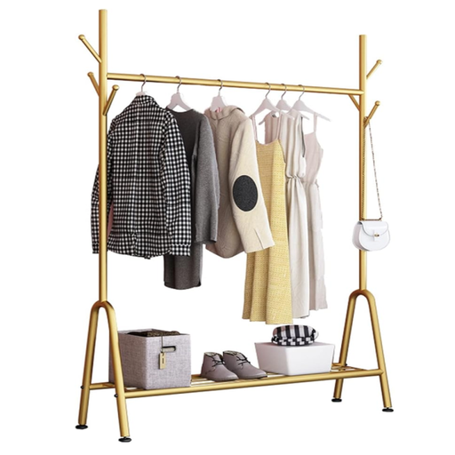 [254247] CLOTHES RACK GOLD