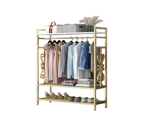 [254287] CLOTHES RACK METAL BLACK