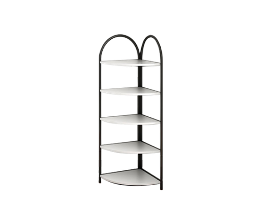 [254300] CORNER SHELF 4 LAYER BLK