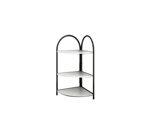 [254302] CORNER SHELF 3 LAYER BLK