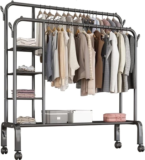 Two Tier Clothes and Shoe Rack