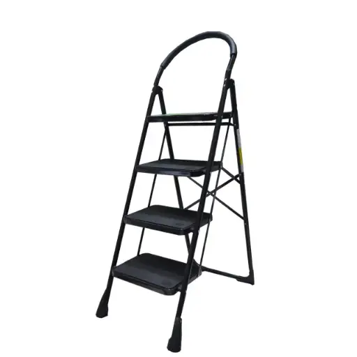 [4SL] 4 Step Ladder Black
