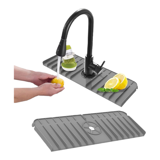 [255081] KITCHEN SINK SILICONE MAT GREY
