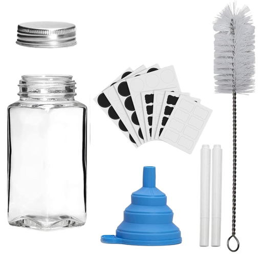 [255059] 24pc Spice Jars with Labels