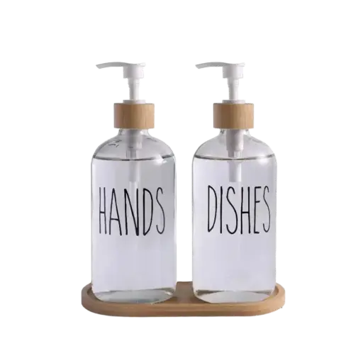 [255071] 450ml Soap Bottle 2pc/Set