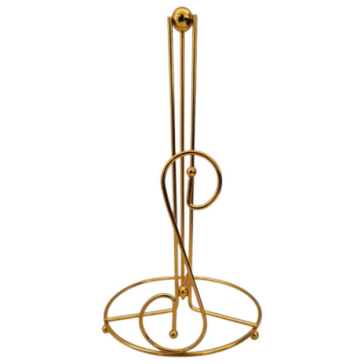 [254153] PAPER TOWEL HOLDER GOLD