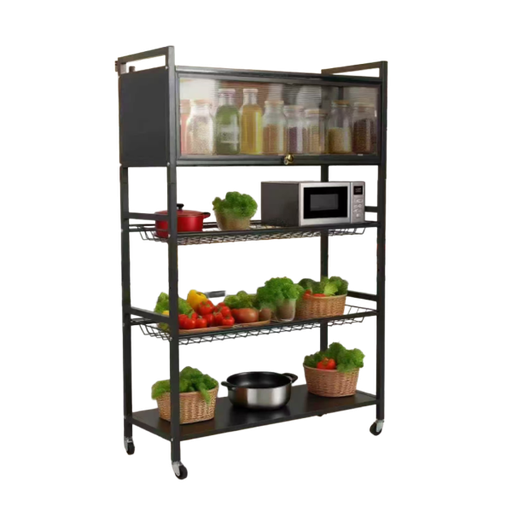 [255213] KITCHEN STAND WITH WHEEL 3 LAYER