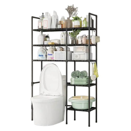 [255145] TOILET RACK BLACK 5 TIER