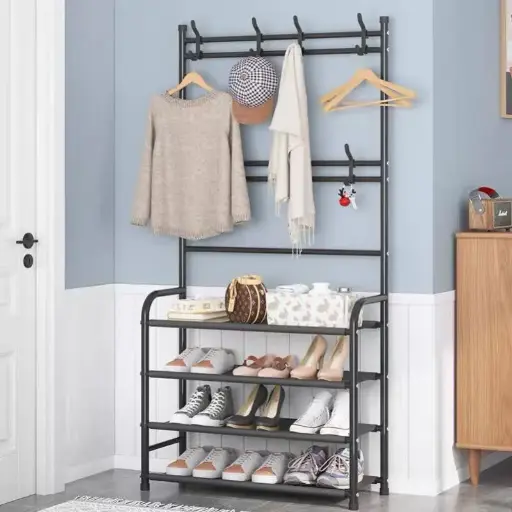 [2I1CR] 2 in 1 Shoe & Coat Rack