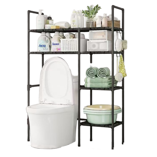 [255143] TOILET RACK BLACK